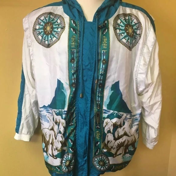90S Polar Bear Windbreaker - Picture 1 of 8